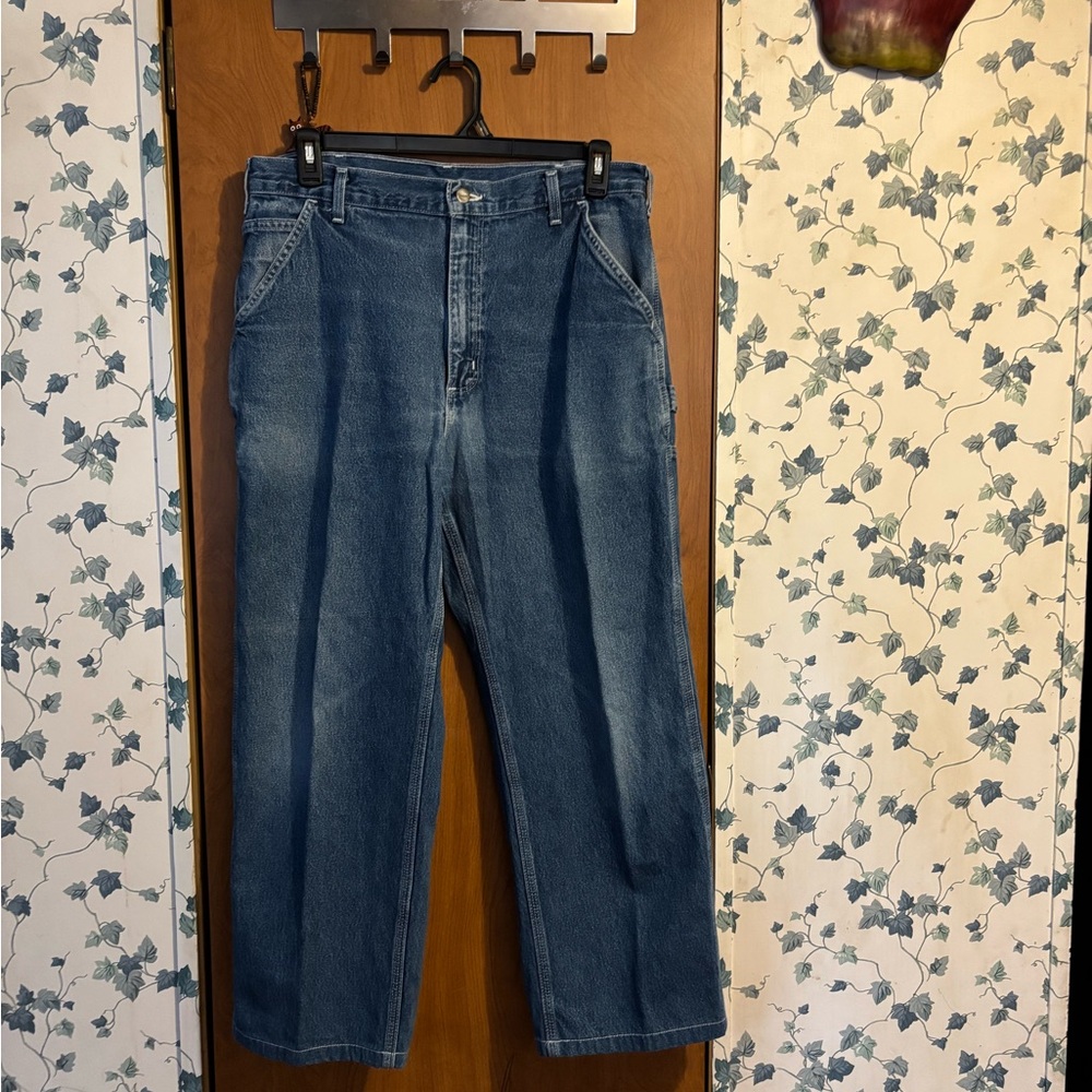 Carhartt Men's Dungaree Fit Blue Jeans sz-36X34